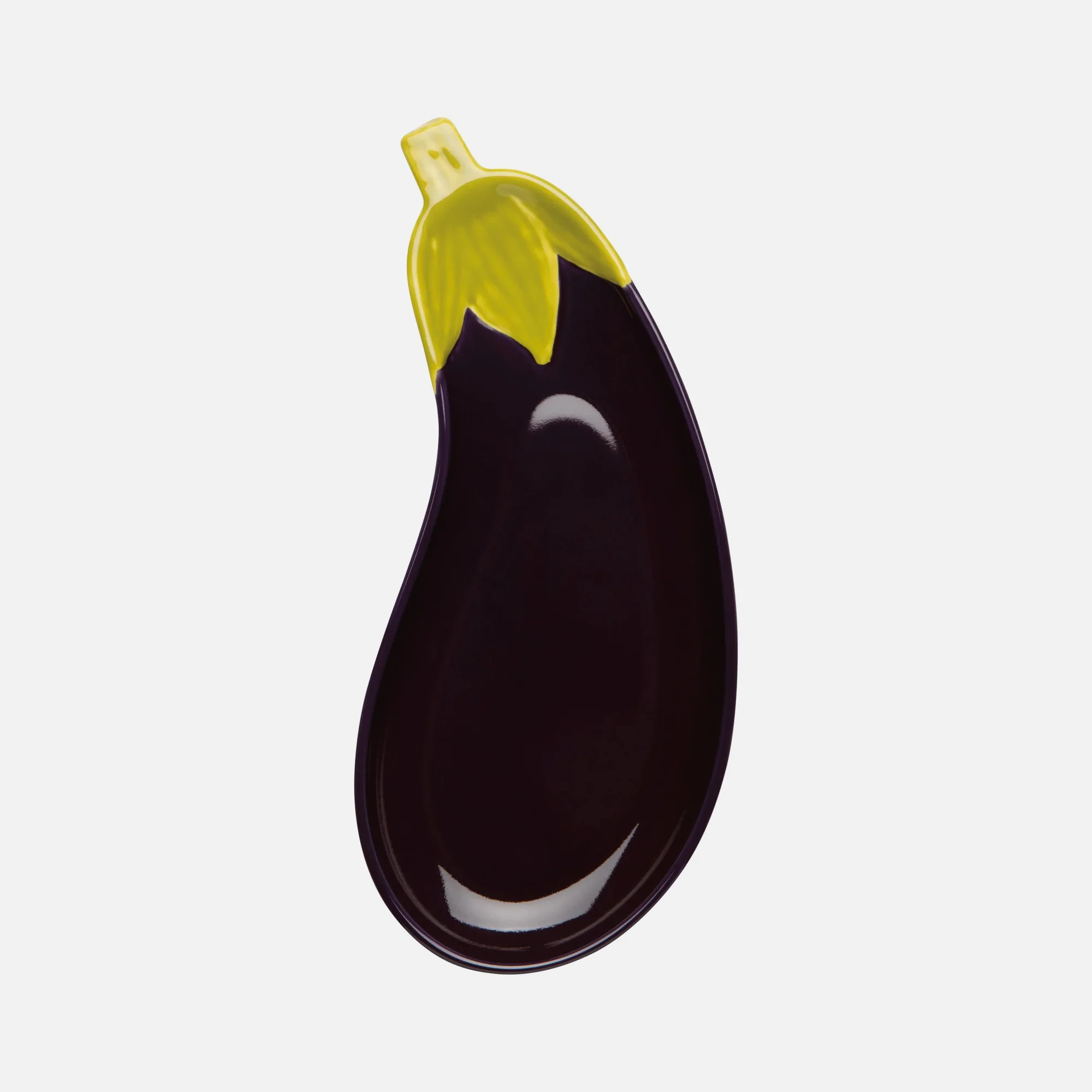 Assiette en céramique Aubergine