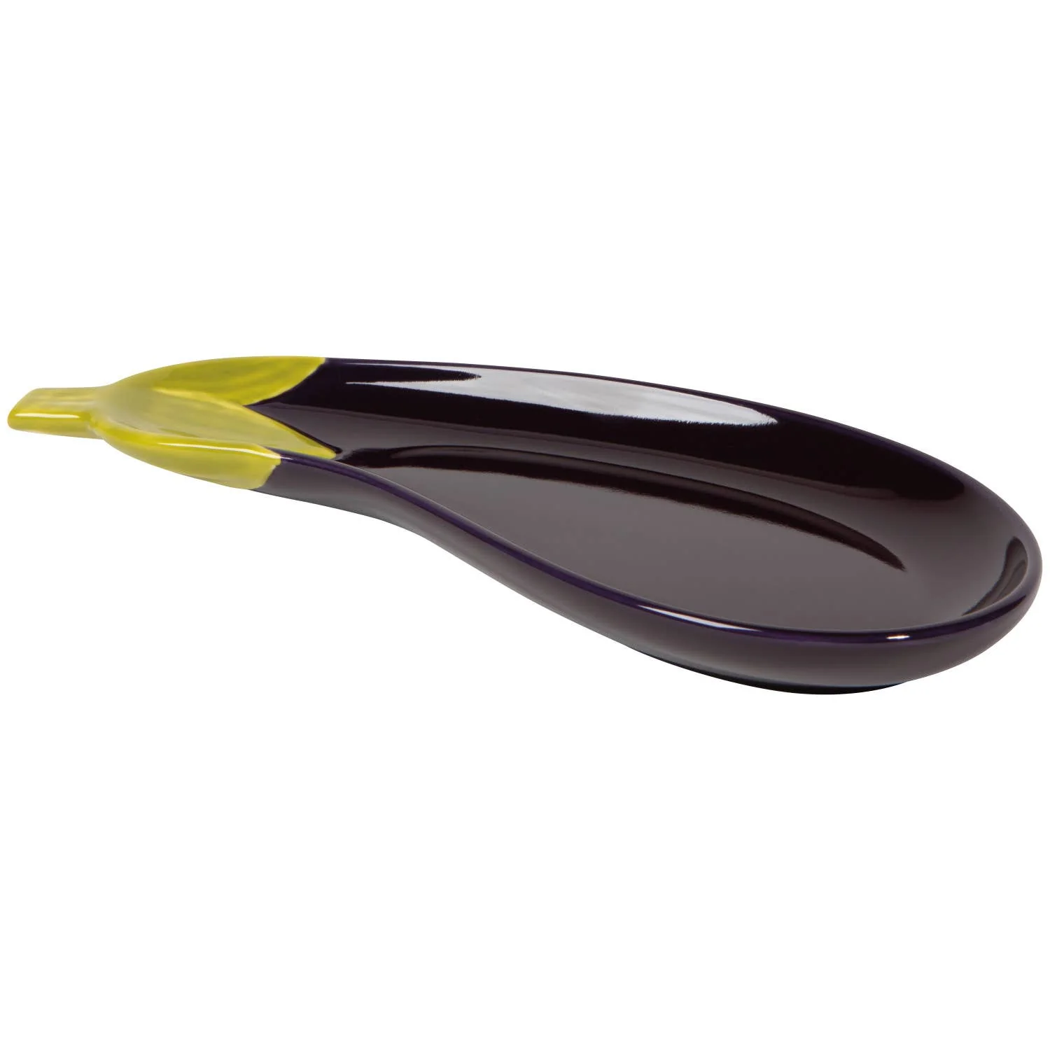 Assiette en céramique Aubergine - Image 3