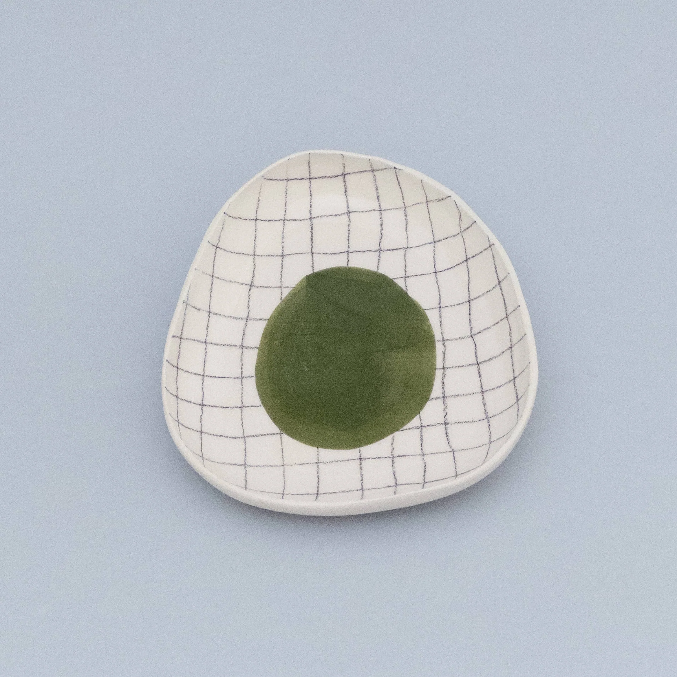 Assiette en céramique Grille - Image 3