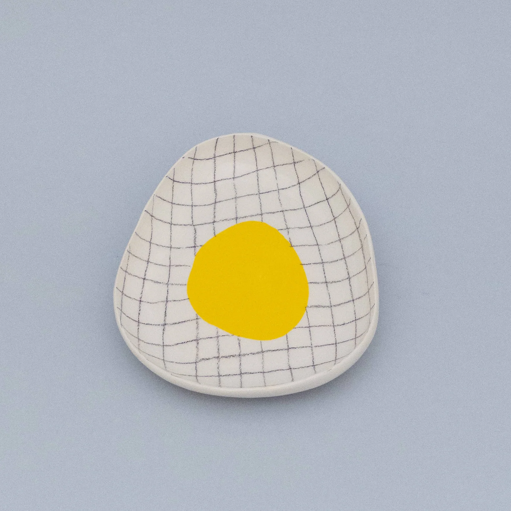 Assiette en céramique Grille - Image 5