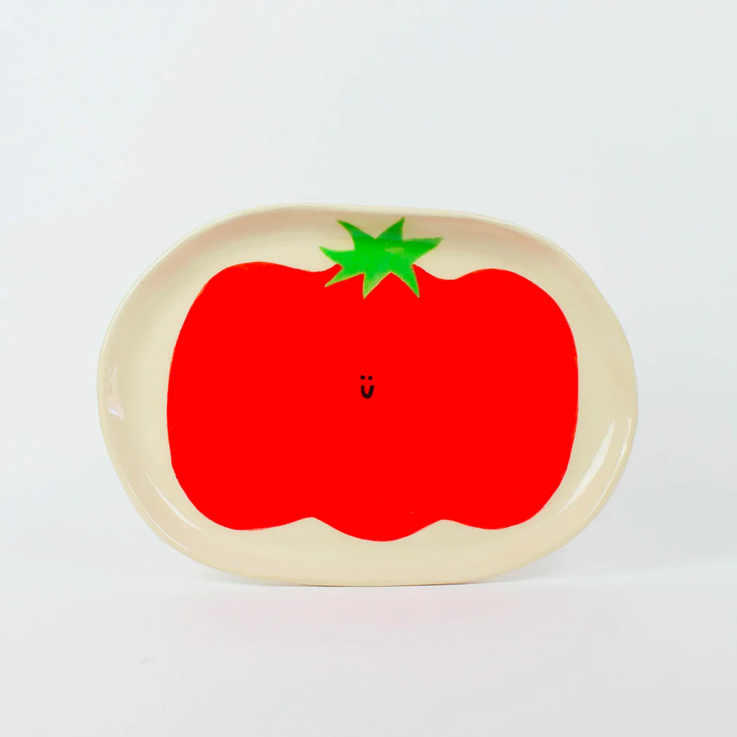 Assiette en céramique Tomate