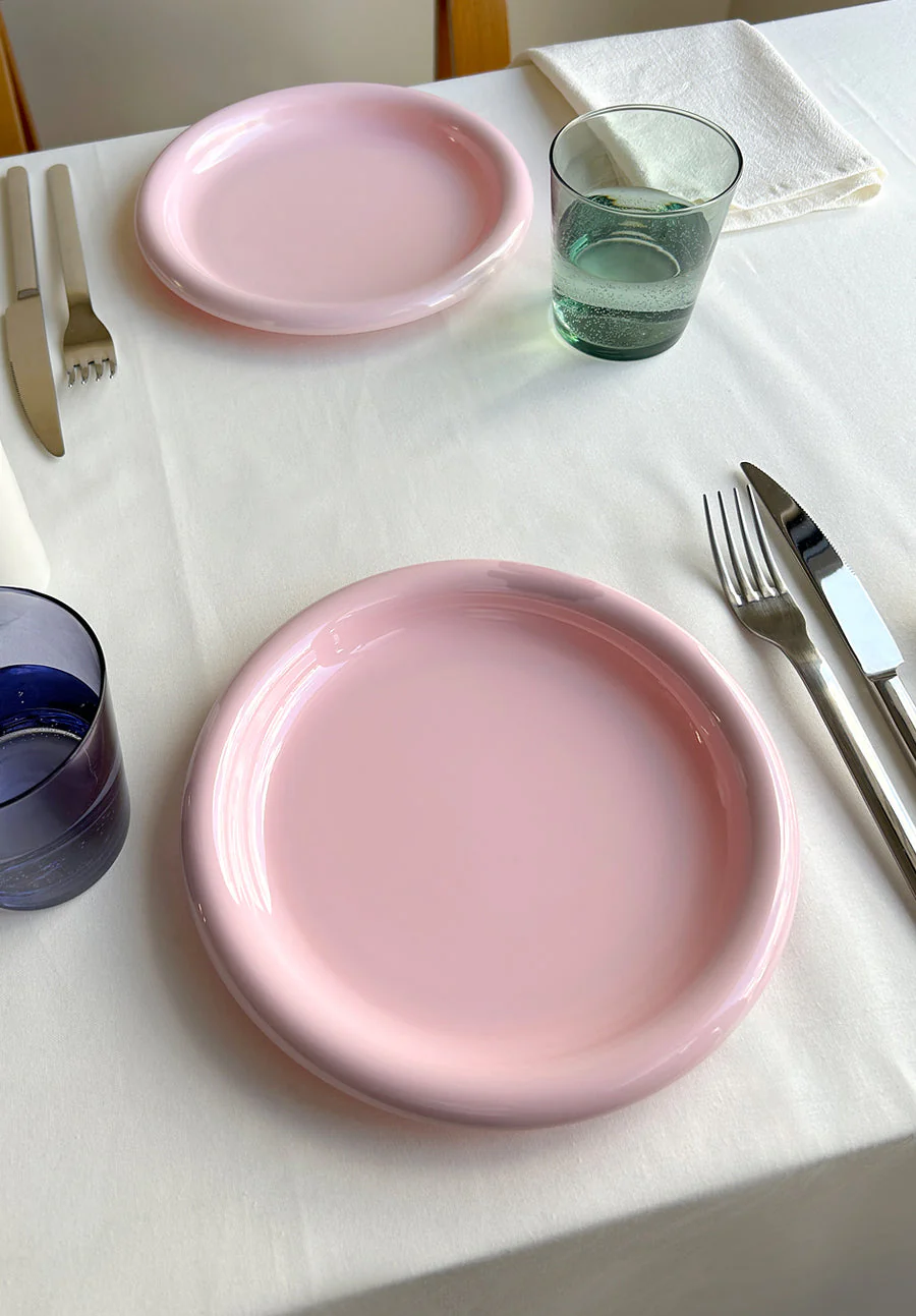Assiette en mélamine Rolli Rose - Image 4