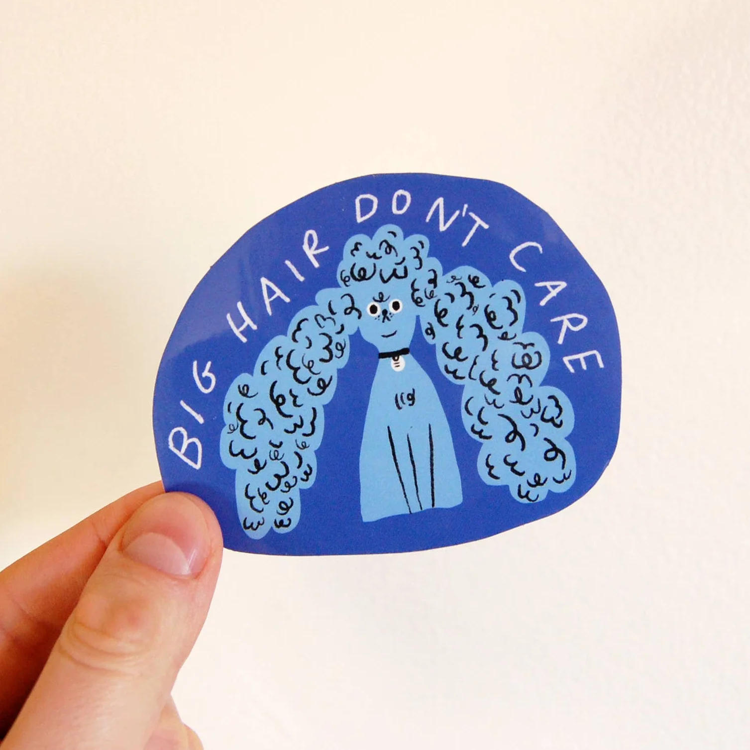 Autocollant Big Hair Don't Care - Image 2