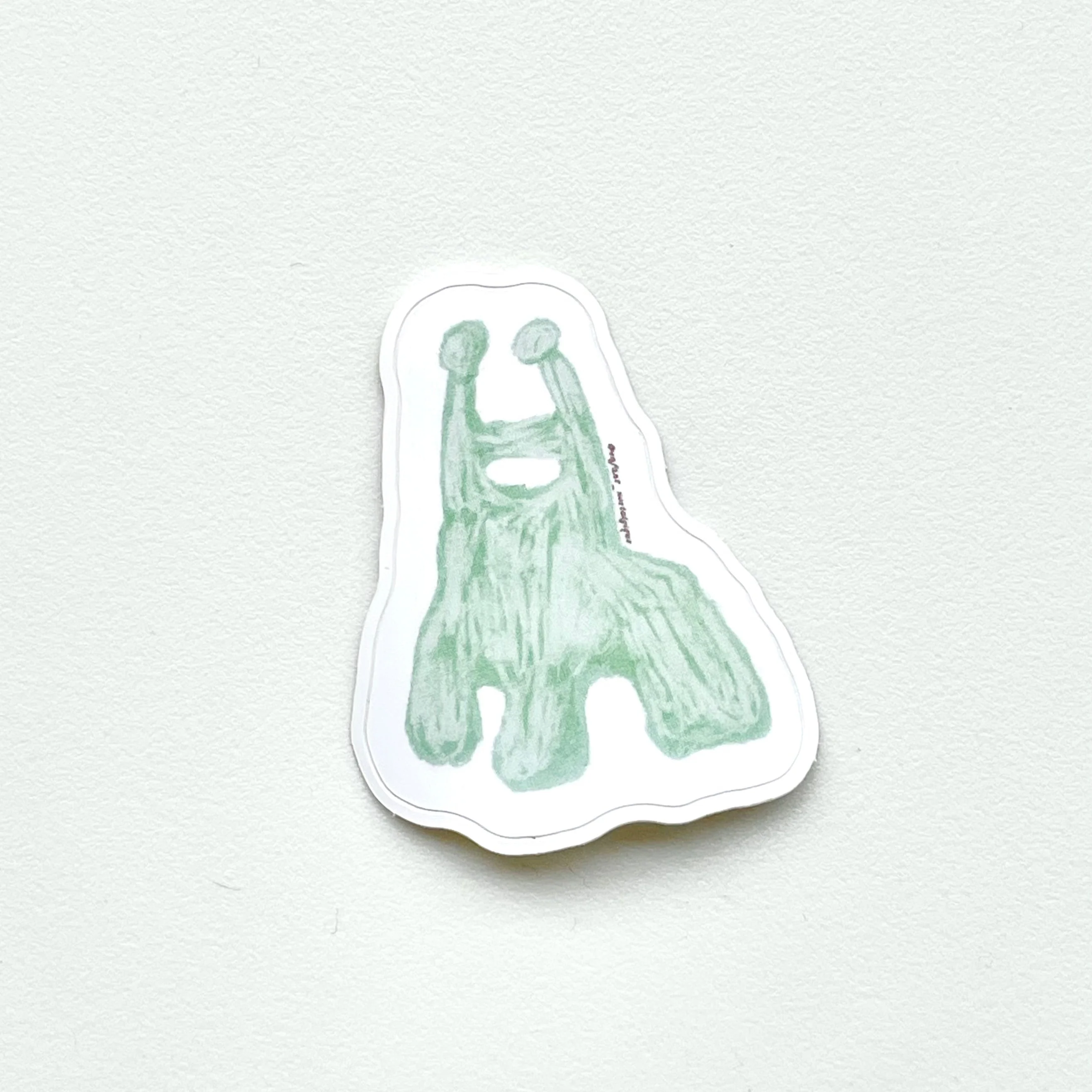 Autocollant Chaise vert menthe
