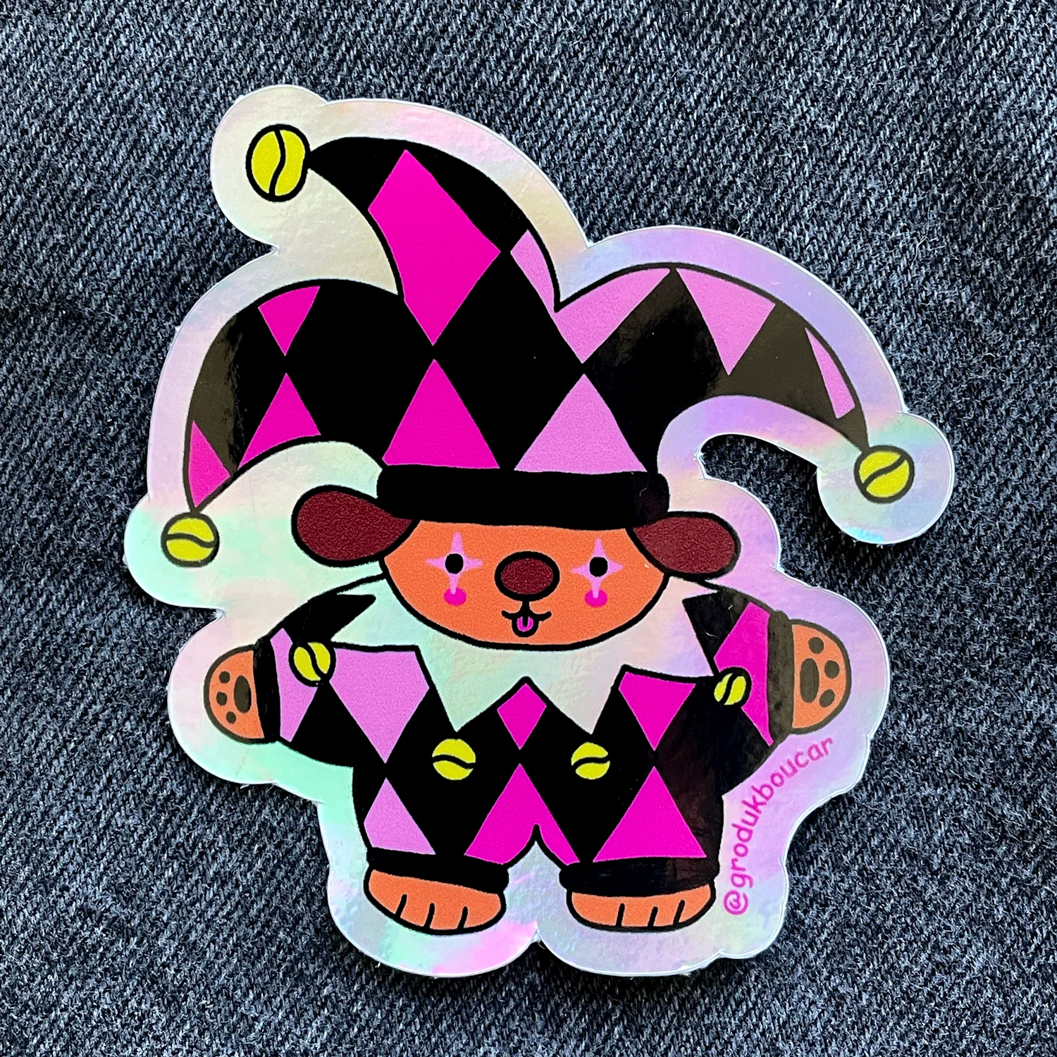 Autocollant Cute Jester