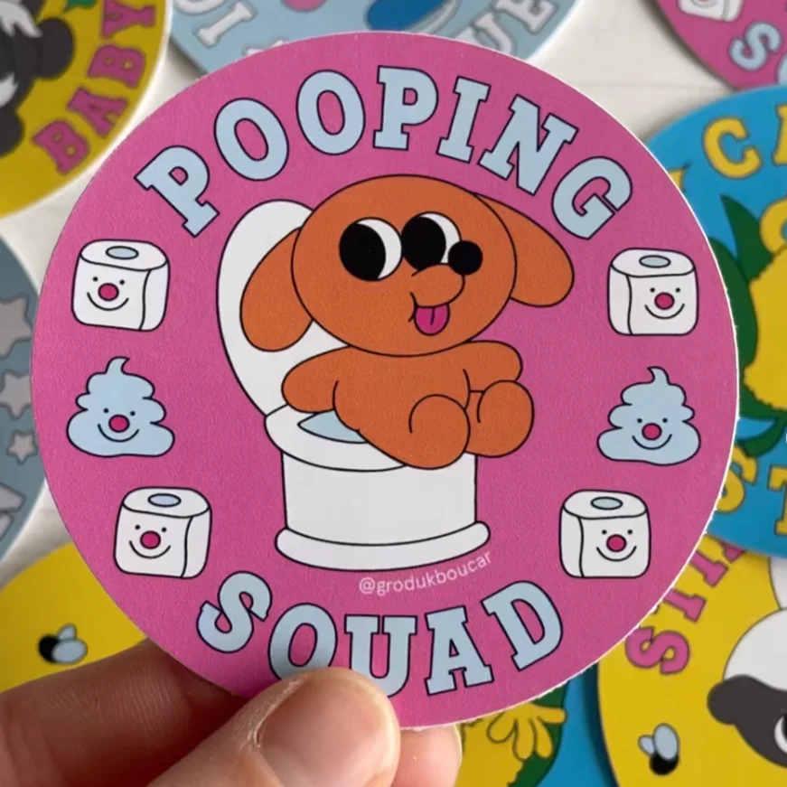 Autocollant Pooping Squad - Image 2