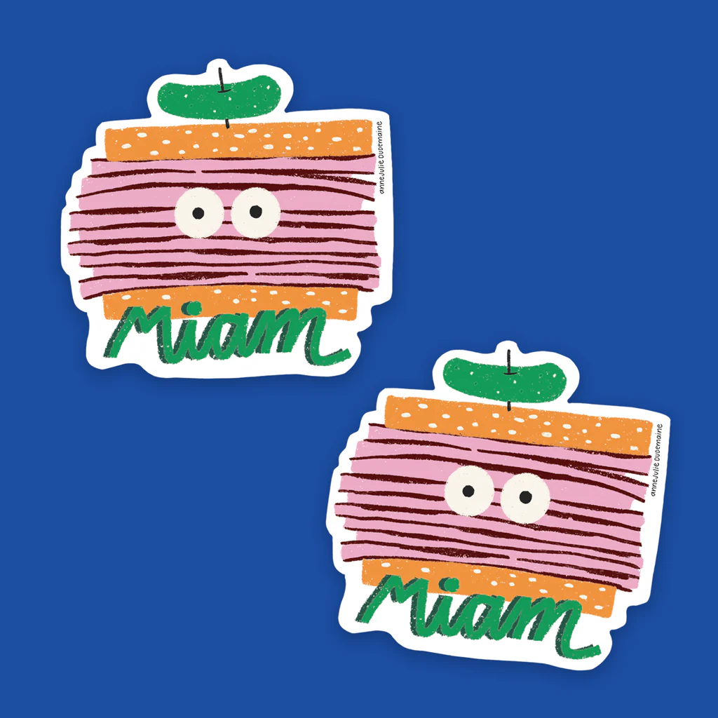 Autocollant Smoked meat