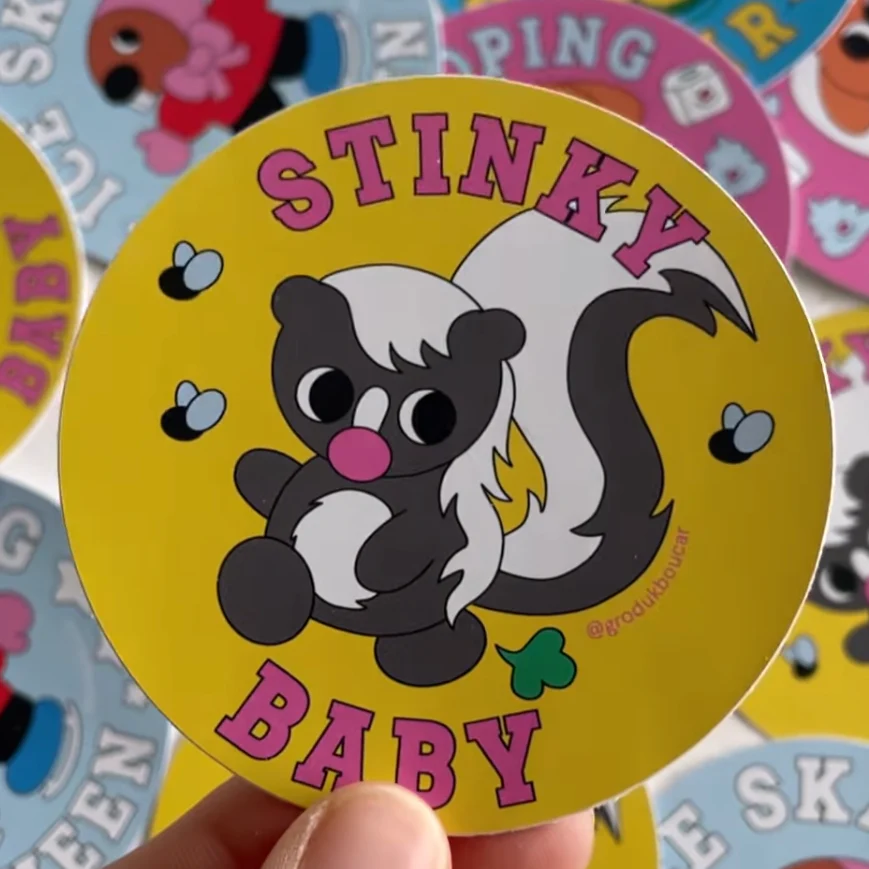 Autocollant Stinky Baby - Image 2