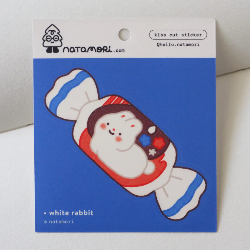 Autocollant White Rabbit