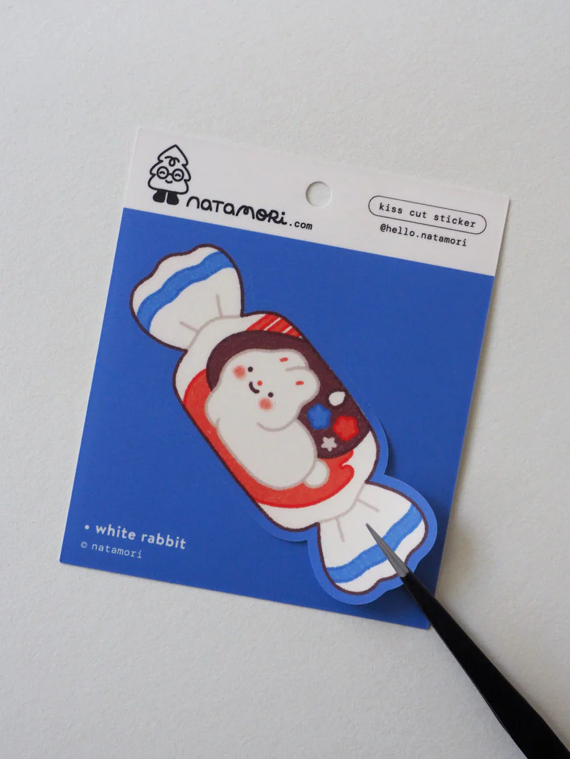 Autocollant White Rabbit - Image 2