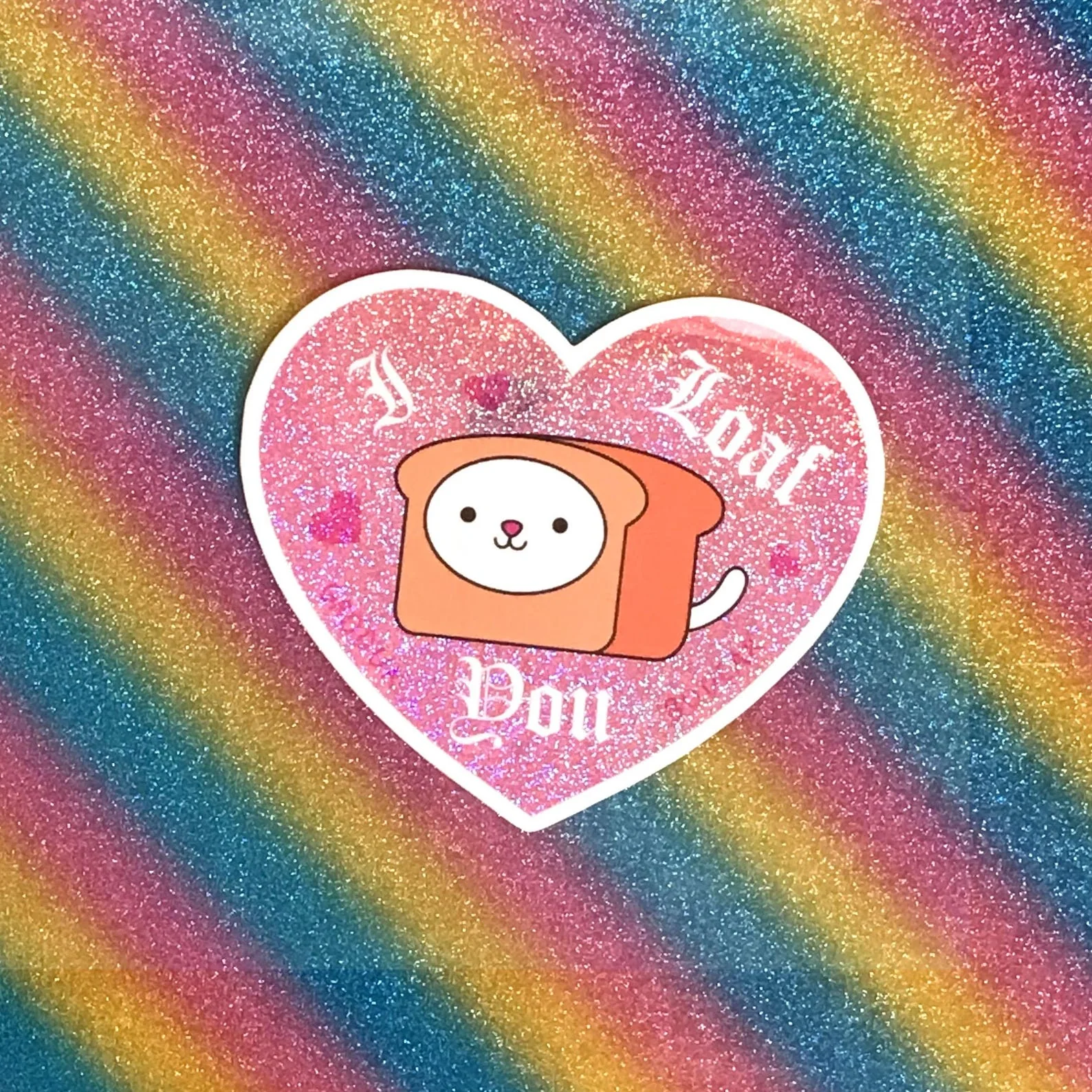 Autocollant I Loaf You