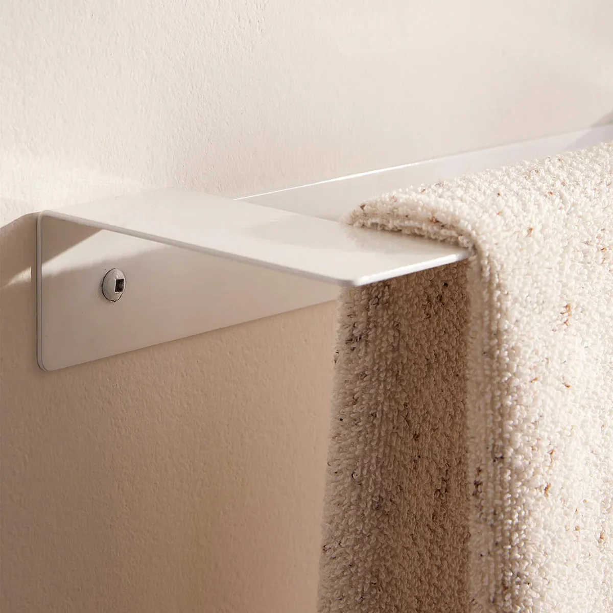 Barre à serviette blanche [formats variés] - Image 2