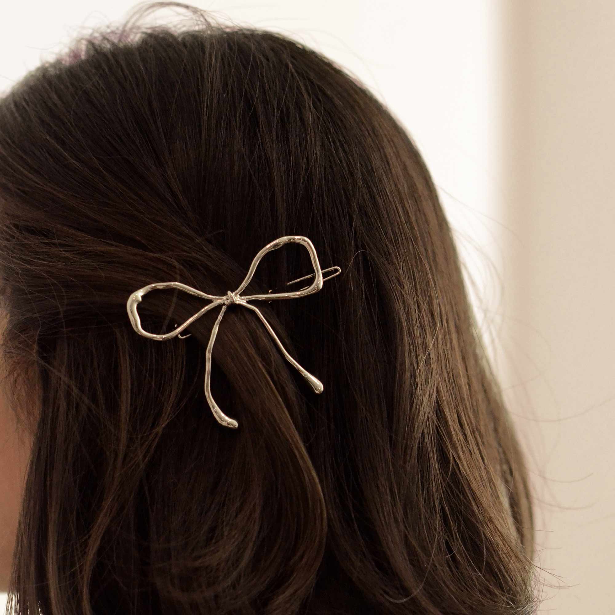 Barrette pince à cheveux métallique - Image 3
