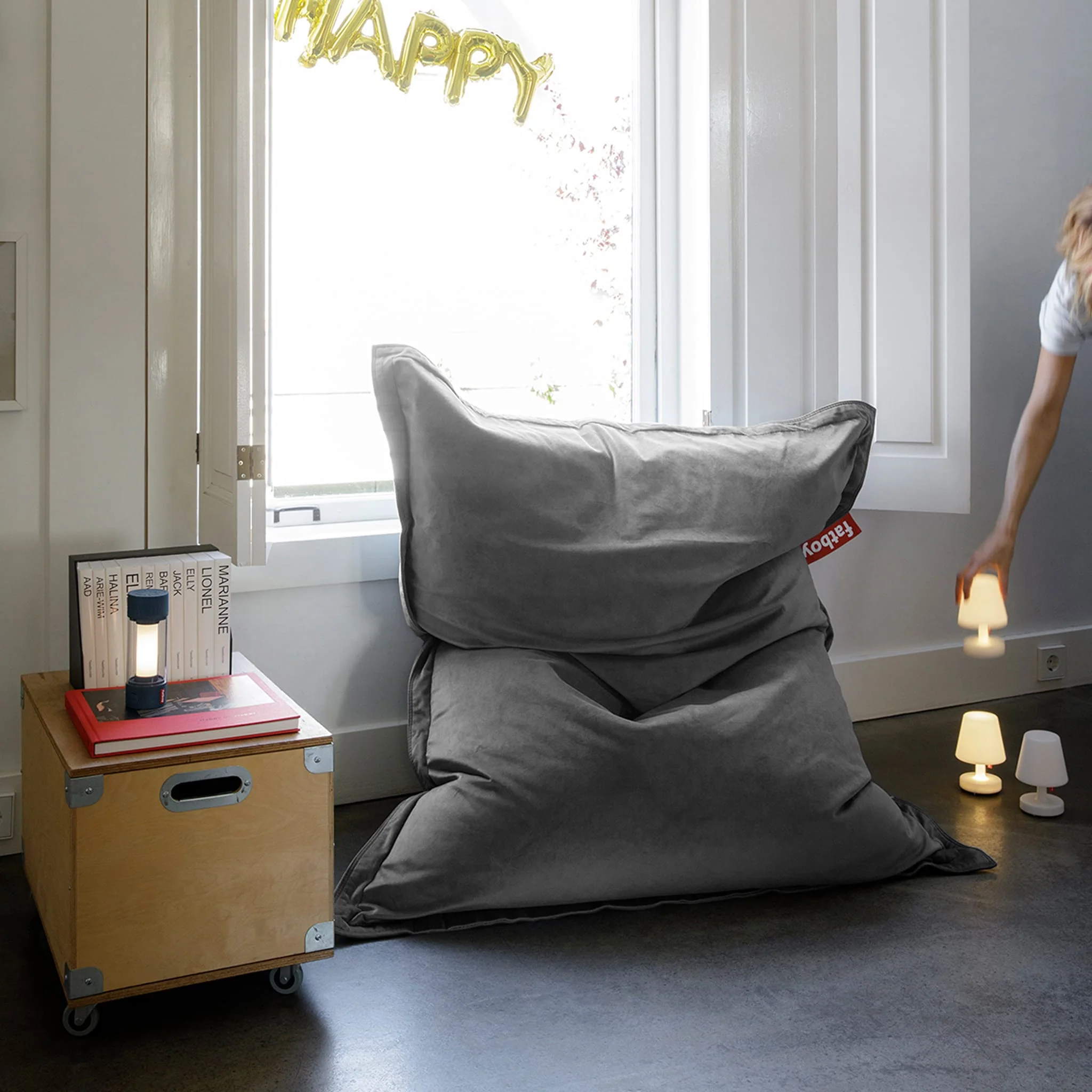 Bean Bag Slim Velvet - Image 2