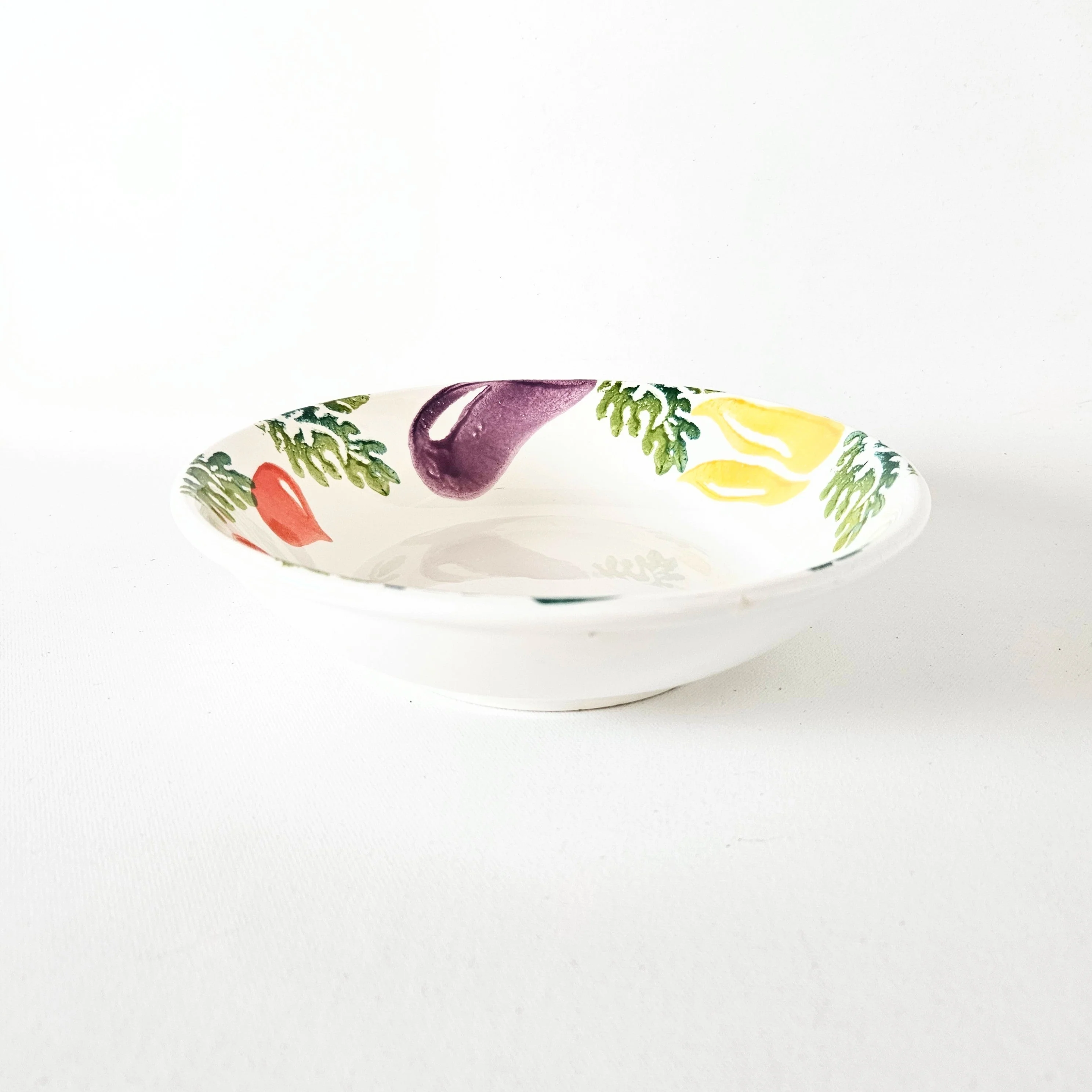 Bol en céramique vintage Légumes - Image 3
