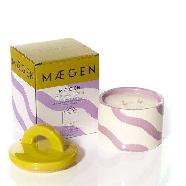 Bougie Pablo - Lotus d'eau et rose - Image 2