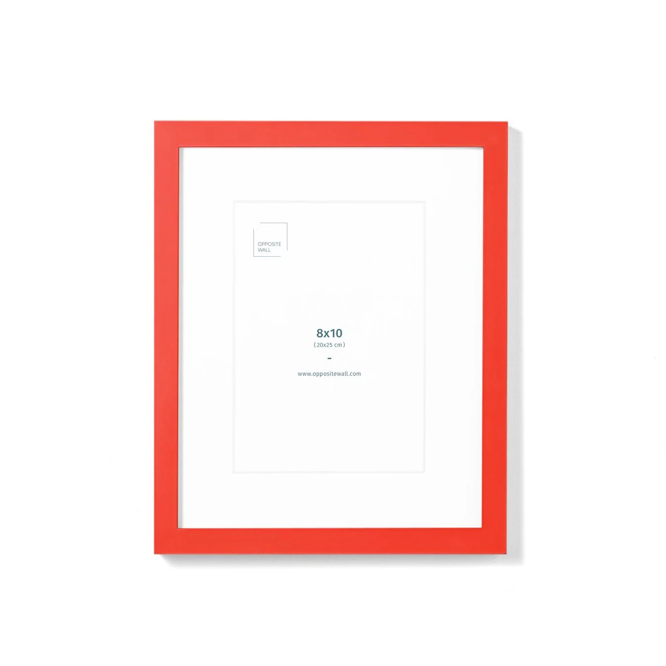 Cadre rouge et plexiglas [8 x 10 po] - Image 2
