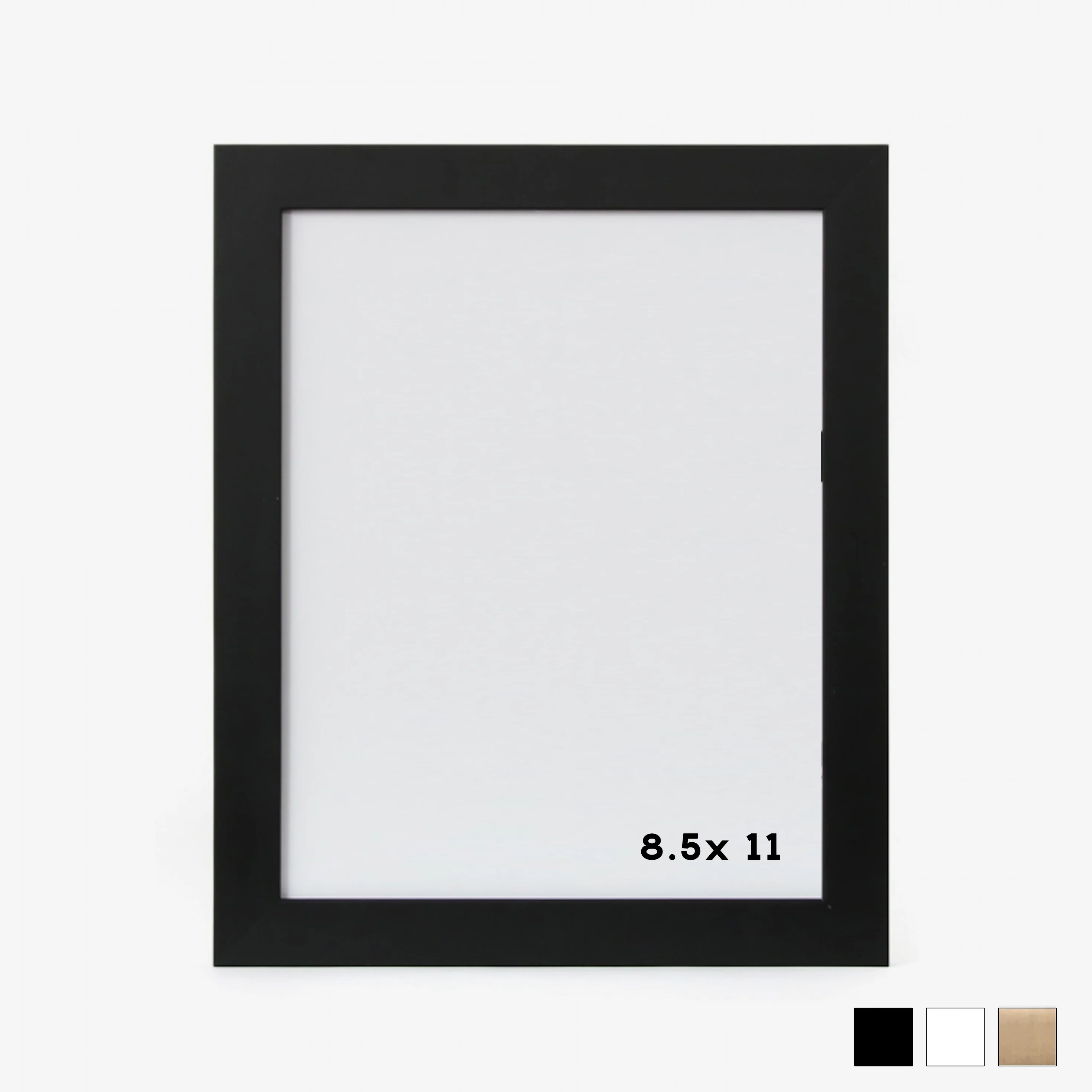 Cadre bois naturel avec vitre [8.5 x 11 po] - Image 3