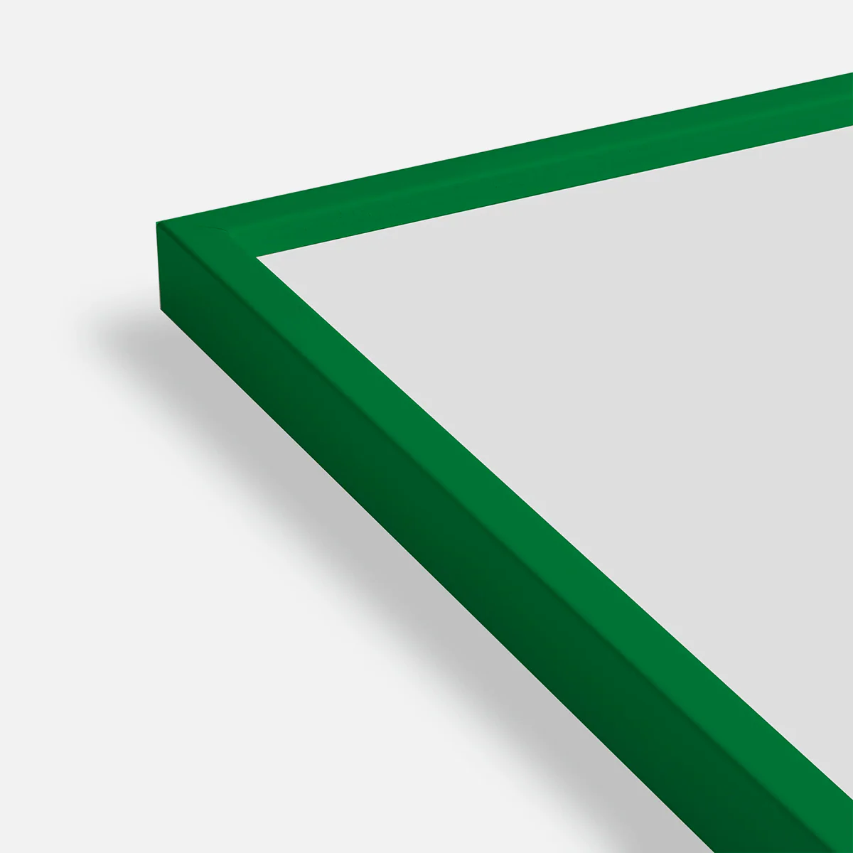 Cadre de bois vert et plexiglas [50x70cm]
