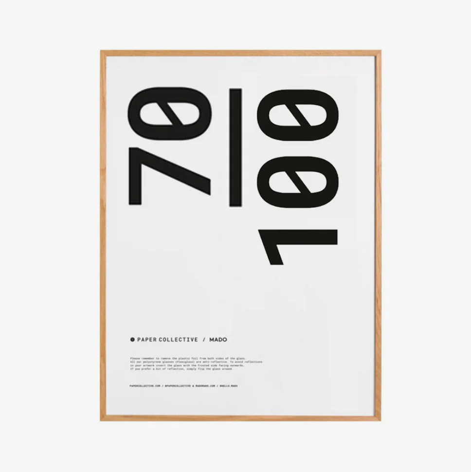 Cadre en chêne et plexiglas [70x100cm] - Image 2