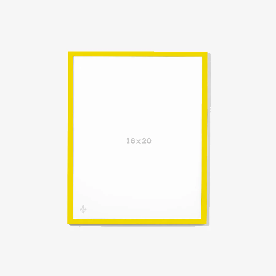 Cadre jaune avec vitre [16 x 20 po] - Image 2