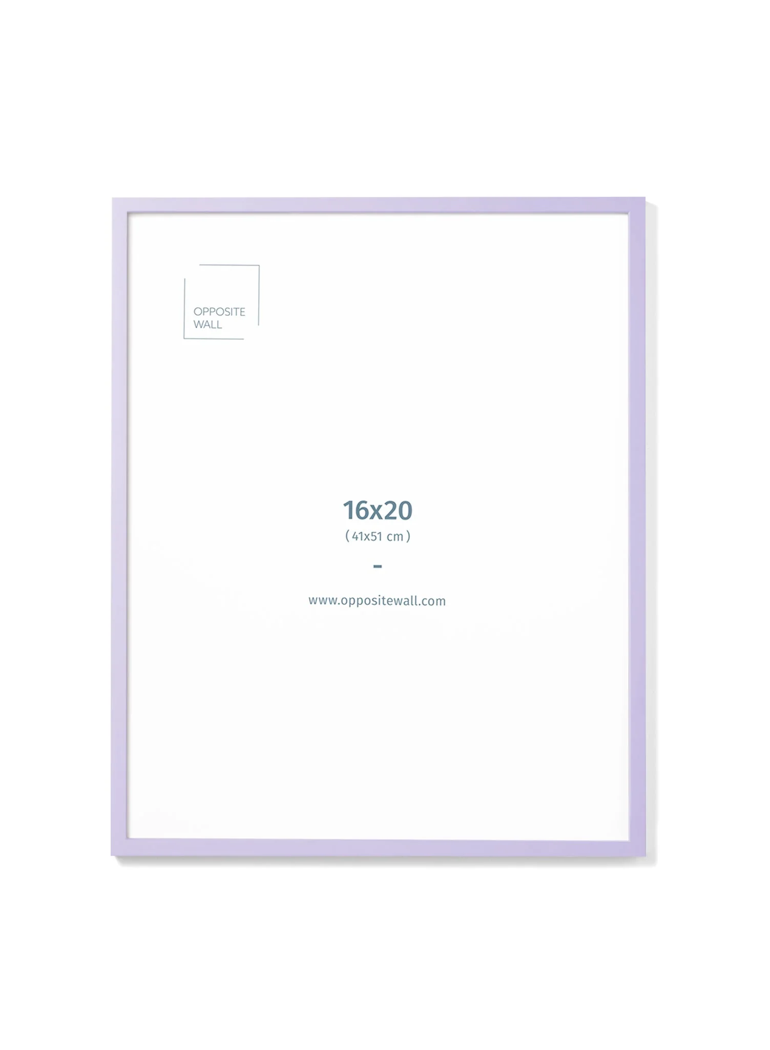 Cadre lilas et plexiglas 16 x 20 po [tel quel] - Image 2