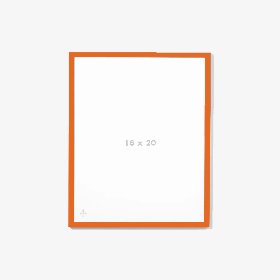 Cadre orange avec vitre [16 x 20 po] - Image 2