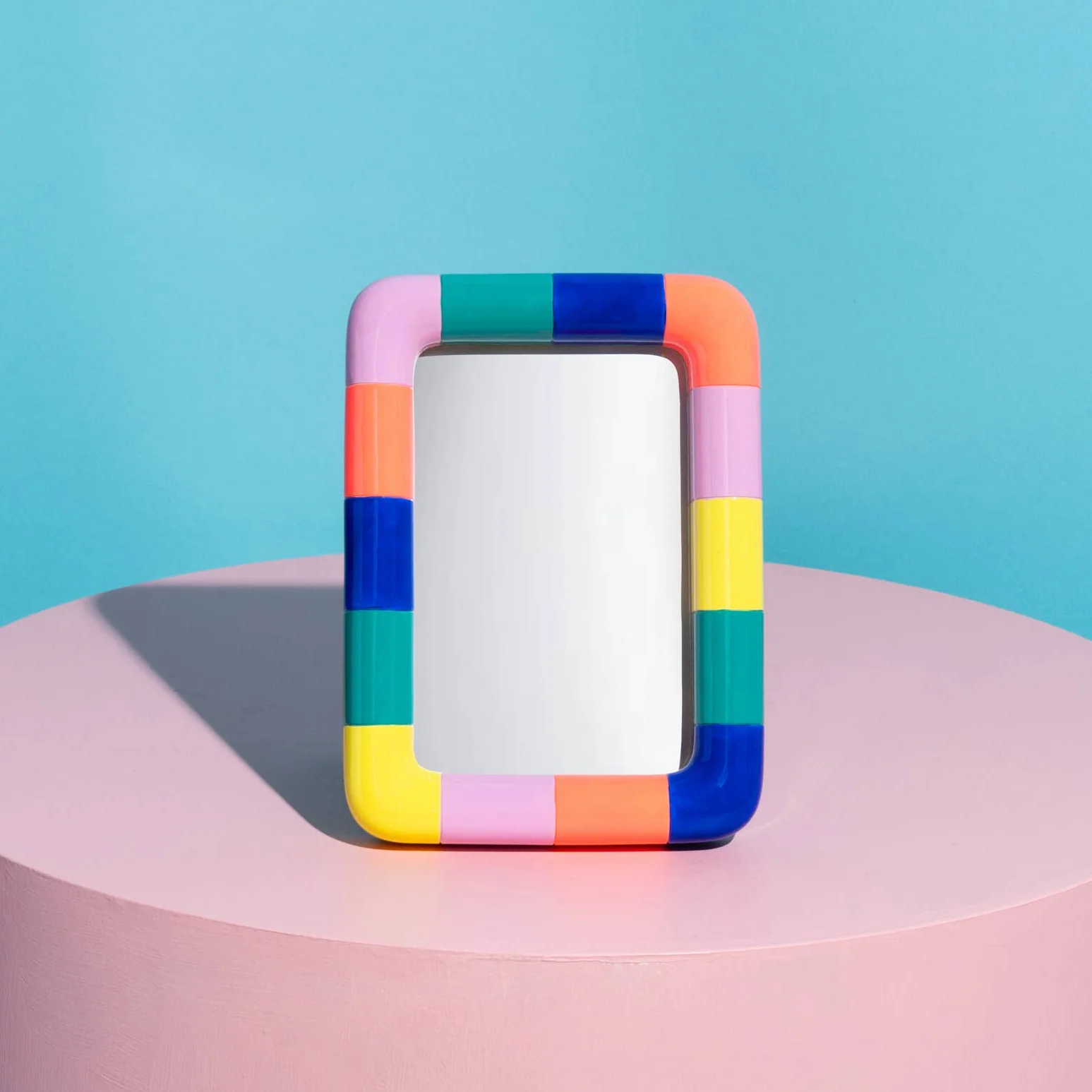 Cadre rayé Savoy multicolore