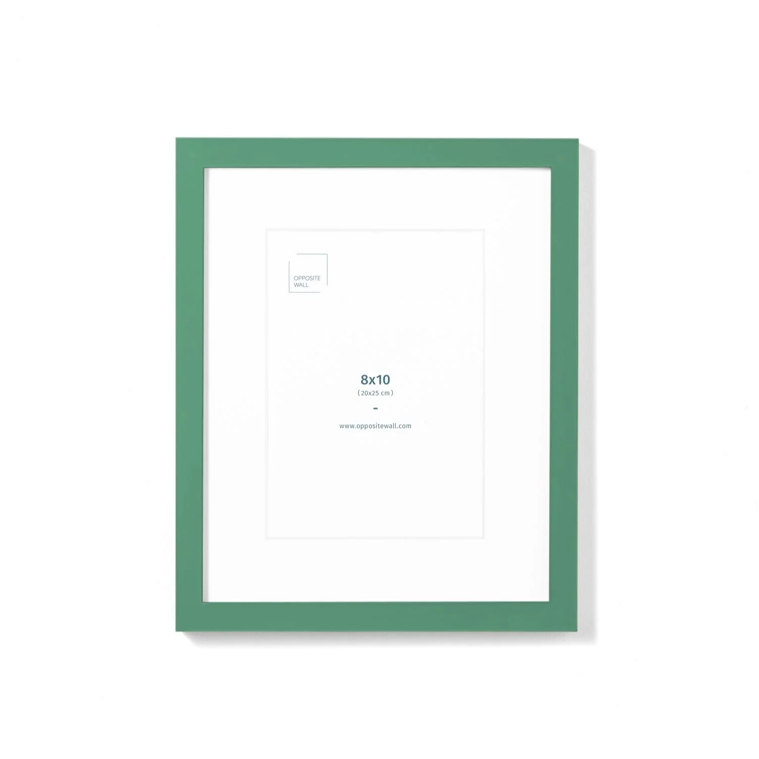 Cadre vert fougère et plexiglas [8 x 10 po] - Image 2