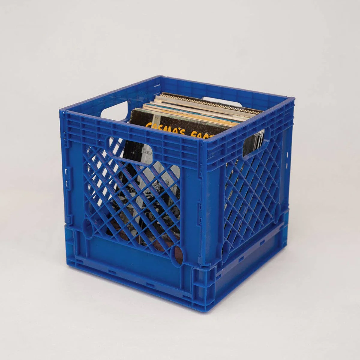 Caisse de rangement / vinyles pliable