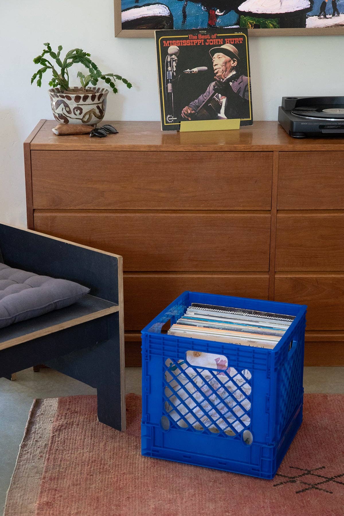 Caisse de rangement / vinyles pliable - Image 2