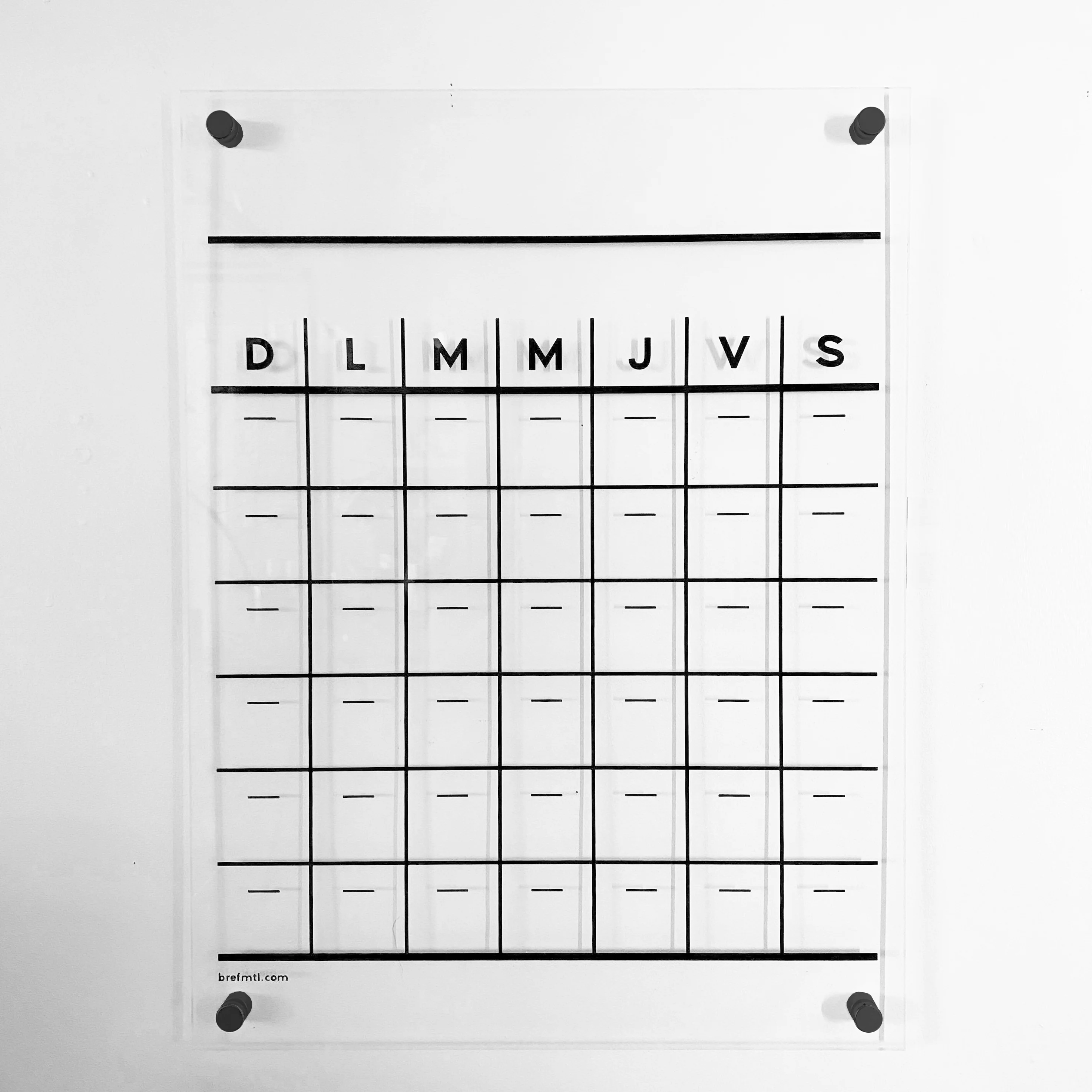Calendrier perpétuel mural Bref  [24x32 po]
