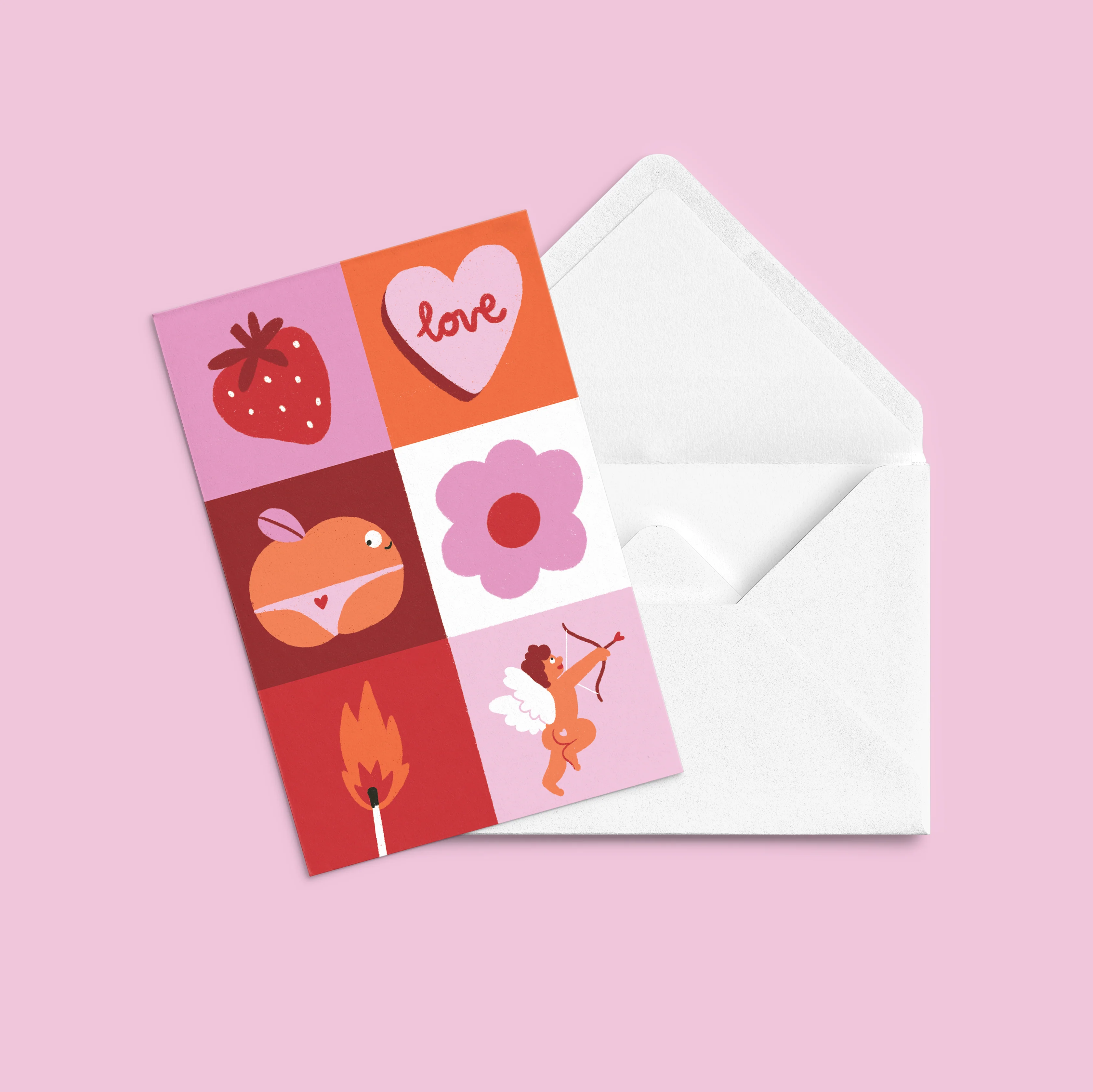 Carte de souhaits L'Amour