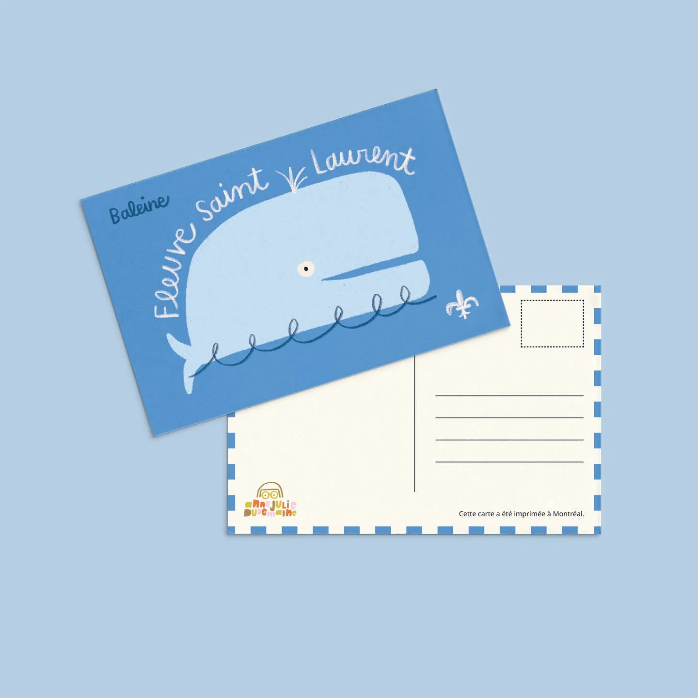 Carte postale Baleine