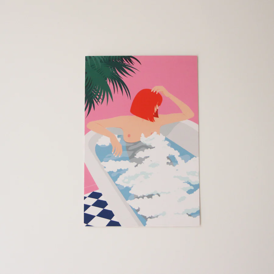 Affichette 'Bath Girl' [deux formats]