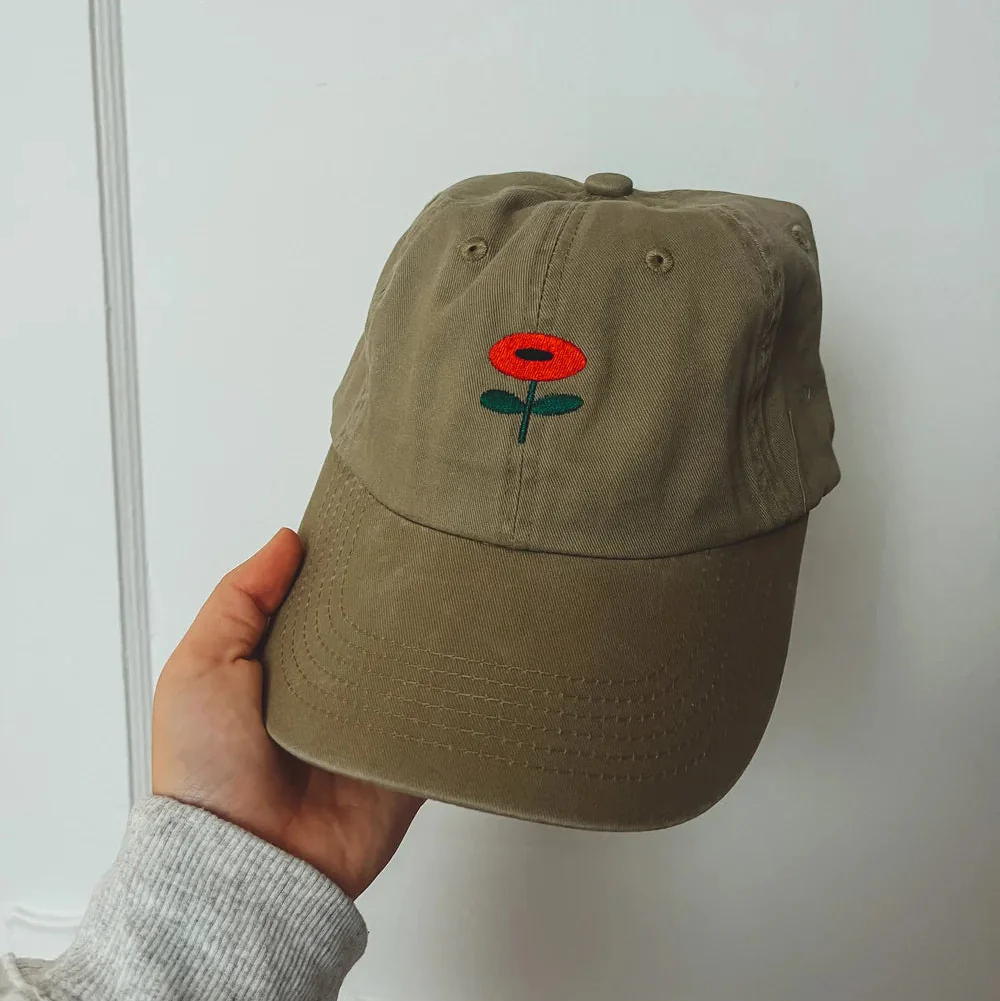 Casquette brodée Coquelicot - Image 2