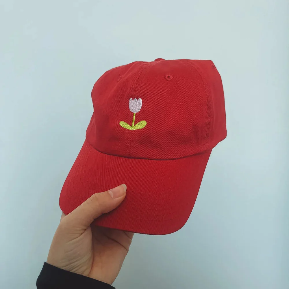 Casquette brodée La petite fleur - Image 2
