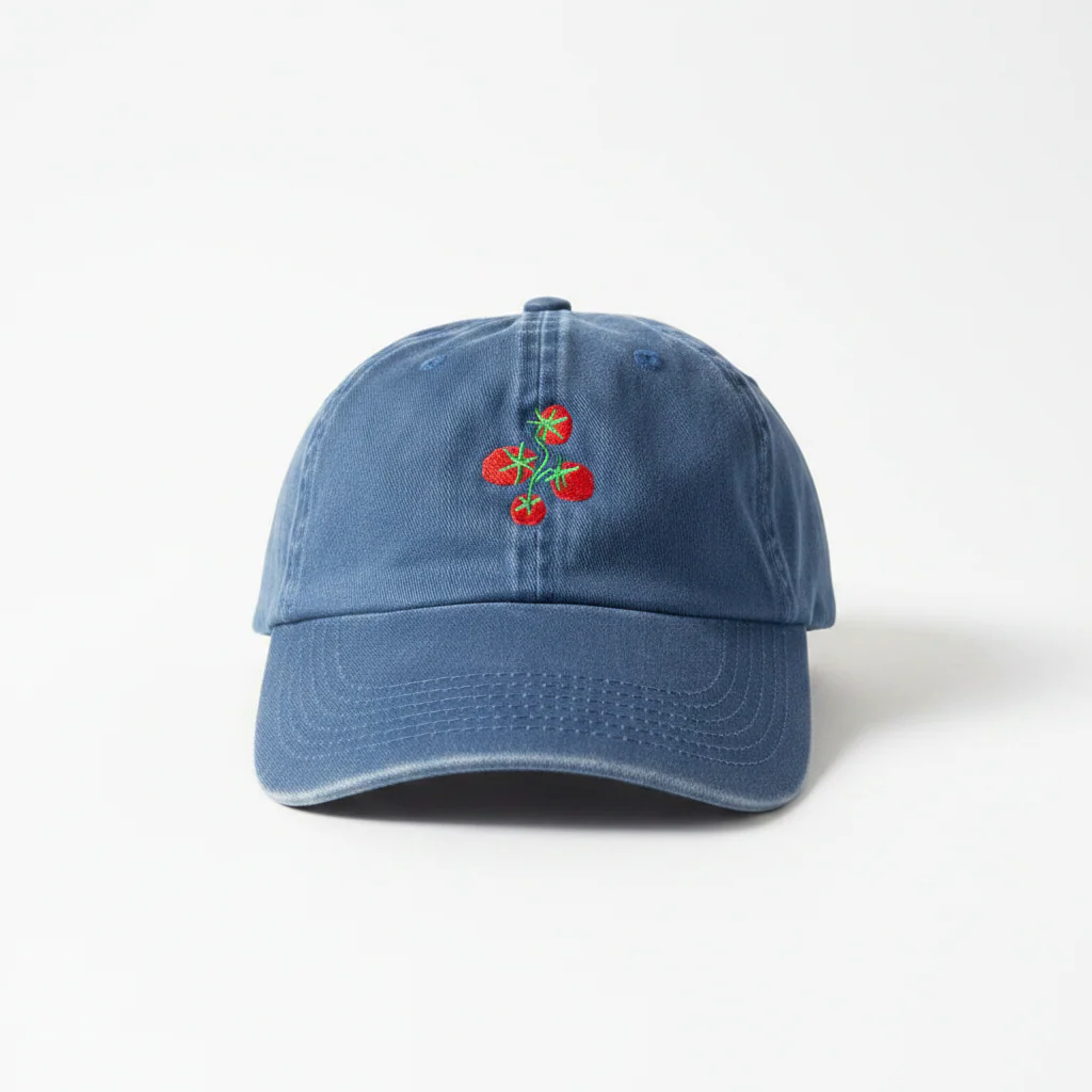 Casquette brodée Tomates rouges