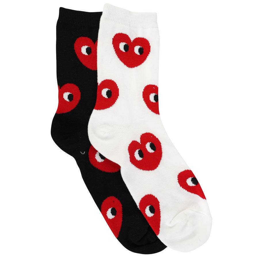 Chaussettes coeurs I heart you [couleurs variées] - Image 2