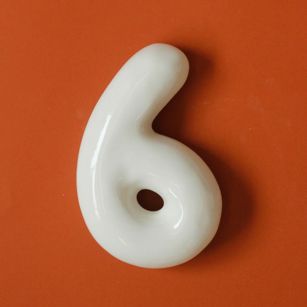 Chiffre décoratif en céramique [sur commande] - Image 10