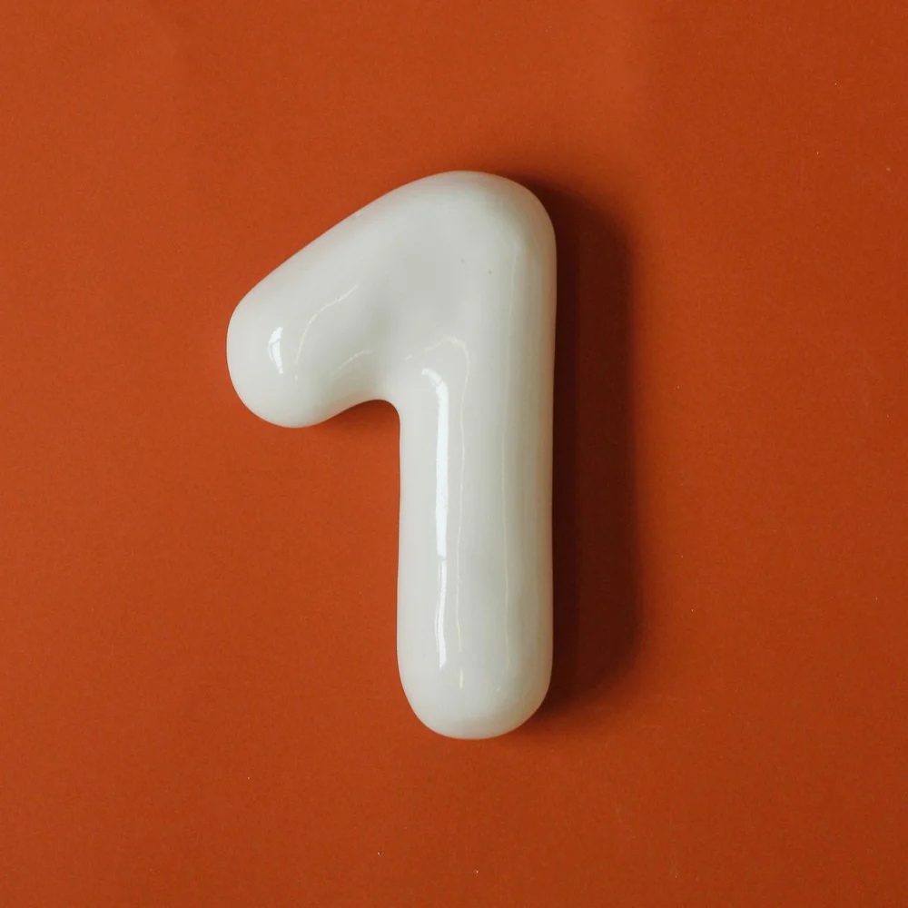 Chiffre décoratif en céramique [sur commande] - Image 7
