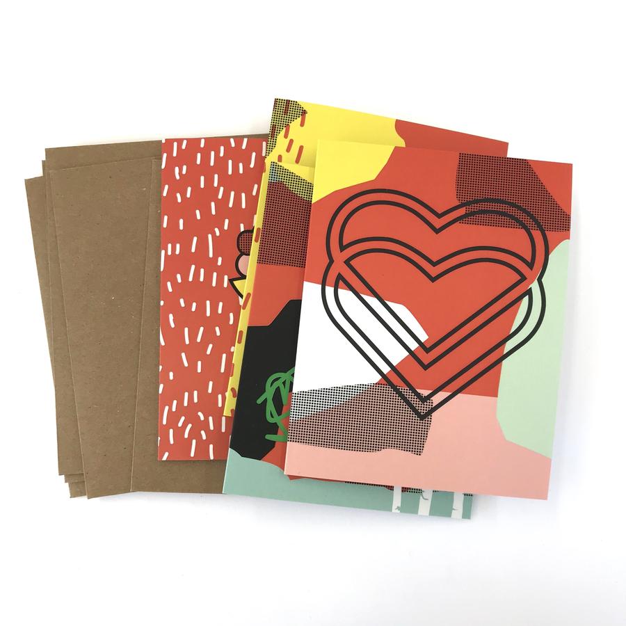Coffret de 5 cartes variées 'Célébration' - Image 2