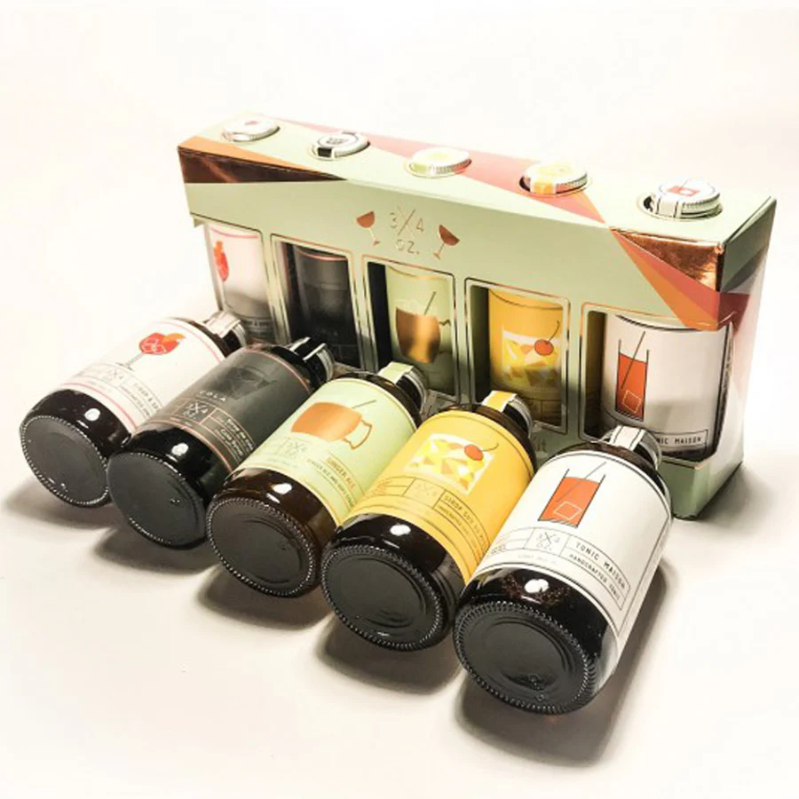 Kit sirops à cocktail deluxe [5 bouteilles] - Image 2