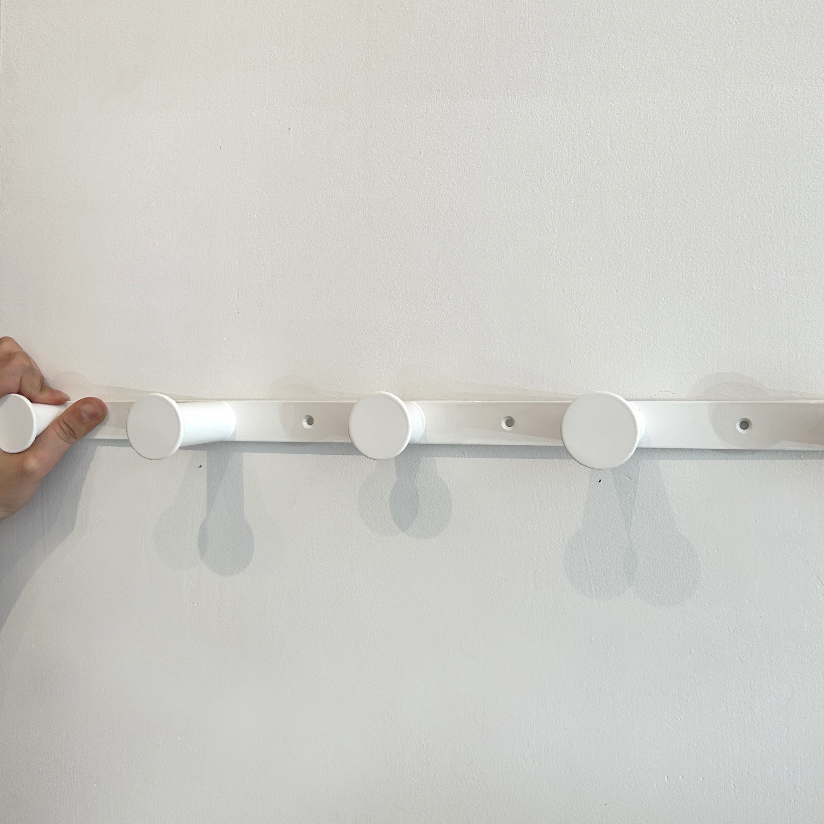 Crochet long blanc