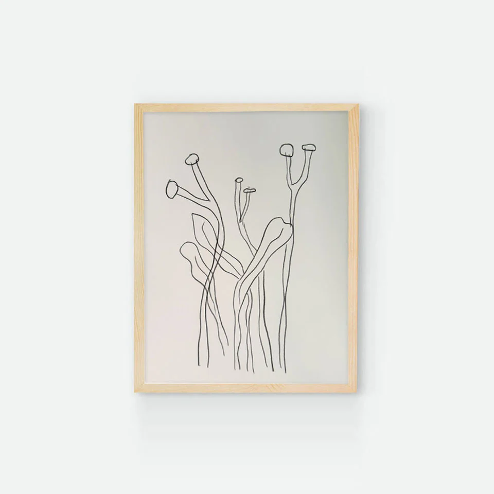 Dessin original 'Feuillage #3'