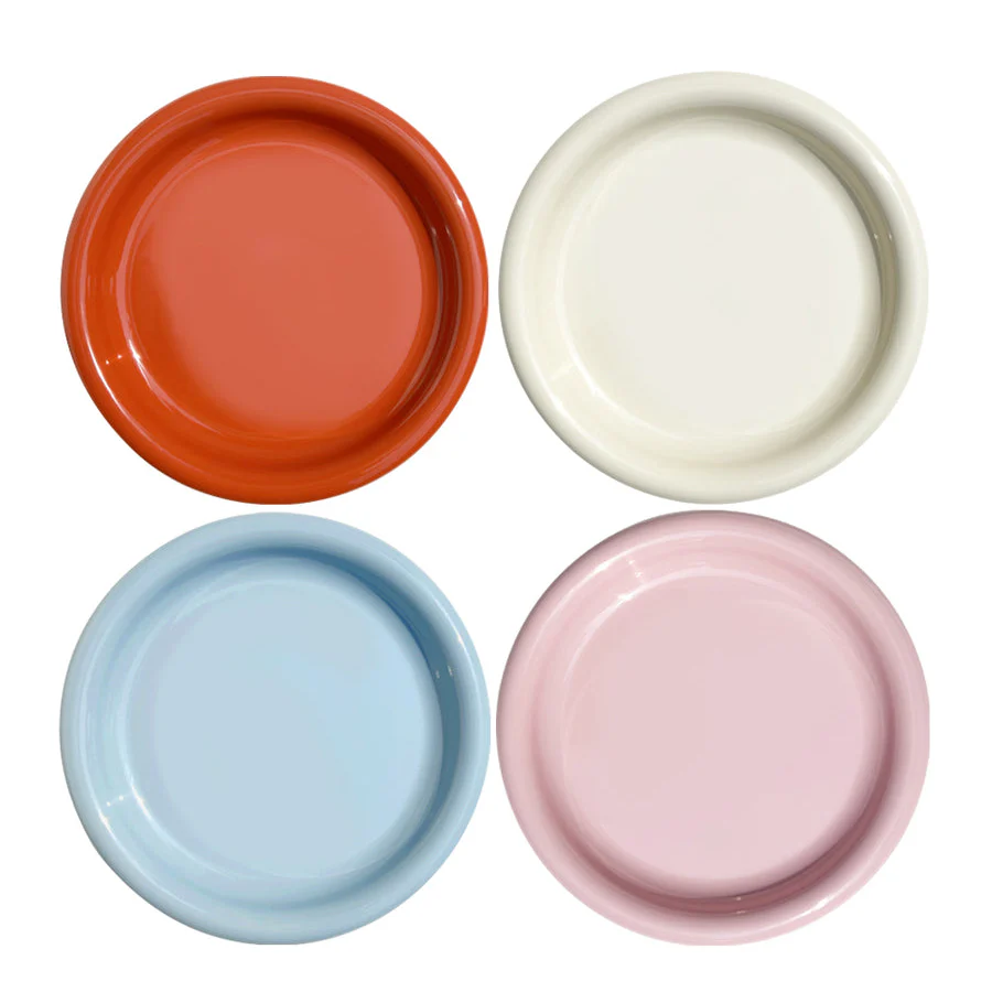 Ensemble de 4 assiettes assorties en mélamine Rolli - Image 3