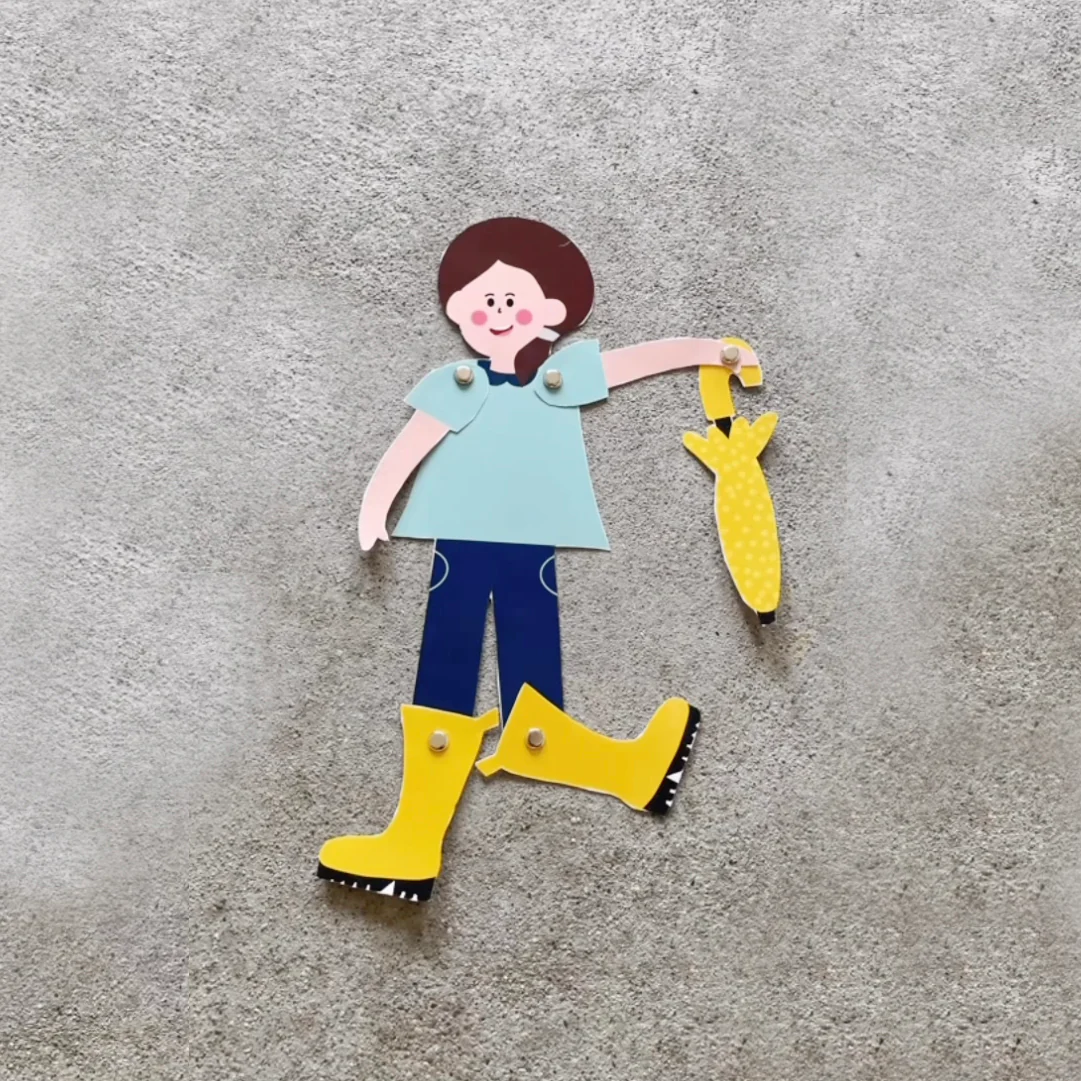 Ensemble de 2 personnages en papier à construire [modèles variés]