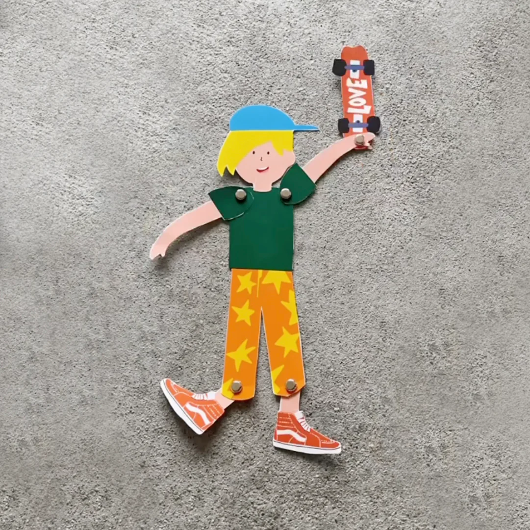 Ensemble de 2 personnages en papier à construire [modèles variés] - Image 2