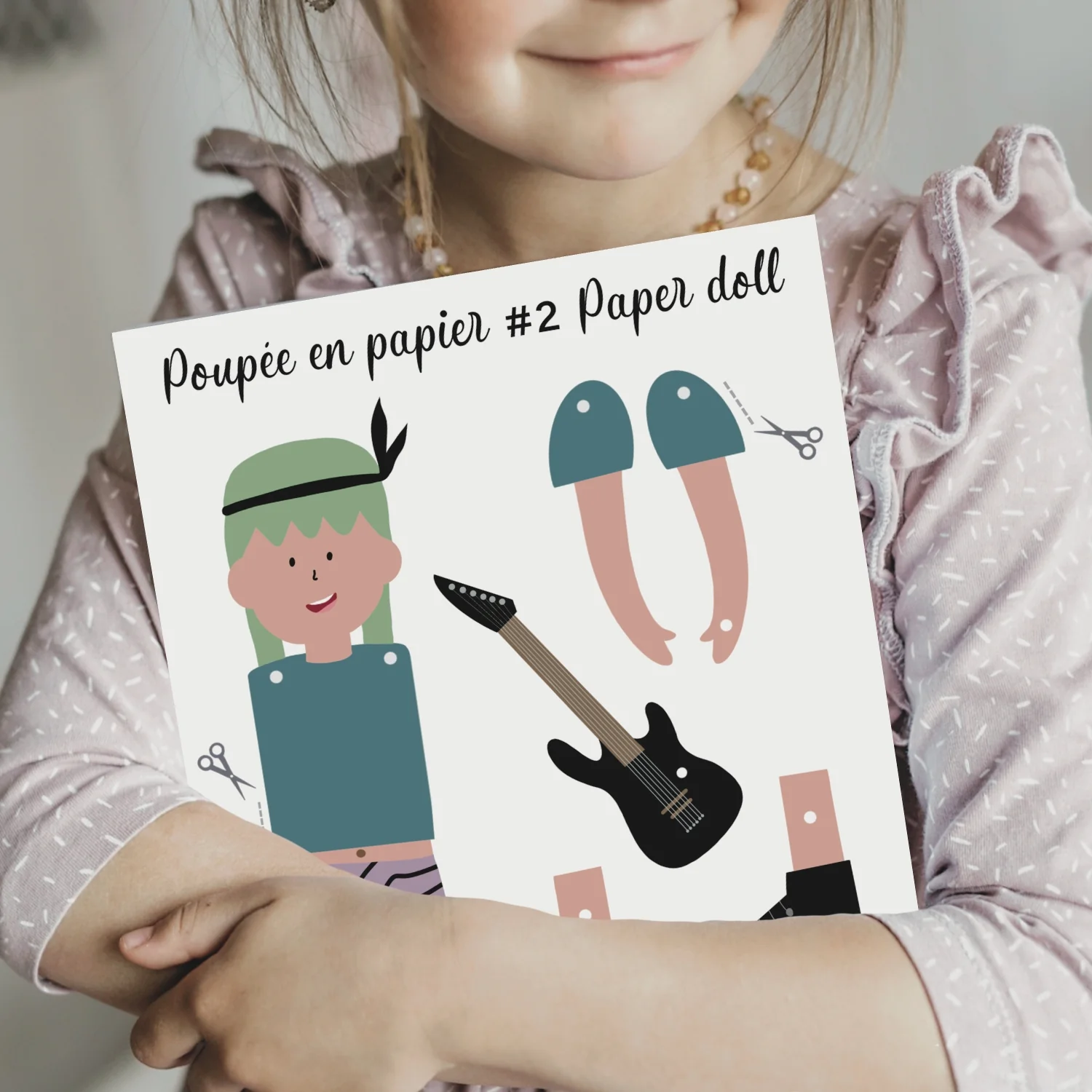 Ensemble de 2 personnages en papier à construire [modèles variés] - Image 5
