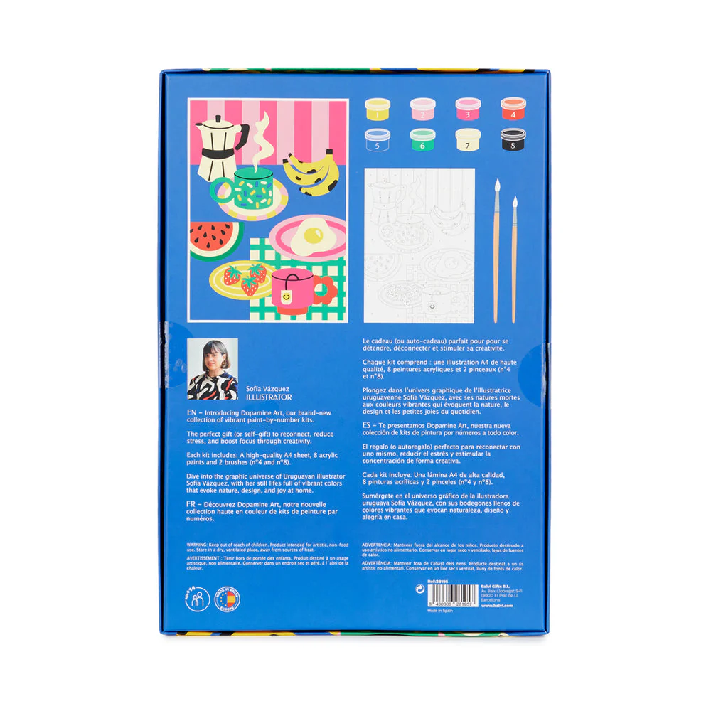 Ensemble de peinture à numéros Le Petit Déjeuner - Image 5